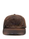 Dsquared2 Brown Embroidered Baseball Cap In Brown