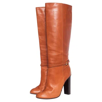 Pre-owned Dsquared2 , Brown Leather Boots.