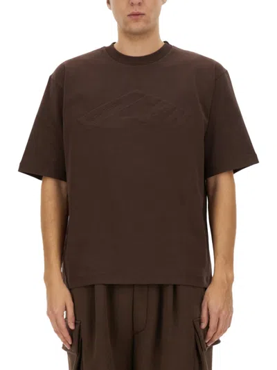 Dsquared2 Brown Logo Crew Neck T-shirt