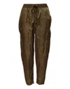Dsquared2 Brown Mid Waisted Women Sweatpants Pants In Green