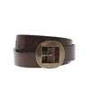 Dsquared2 Brown Solid Formal Belt In Brown
