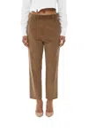 Dsquared2 Brown Straight Fit Pants In Brown
