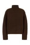 Dsquared2 Dsquared Brown Stretch Alpaca Blend Sweater