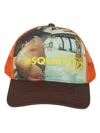 Dsquared2 Brown Tom Bianchi Polyester Cap In Brown