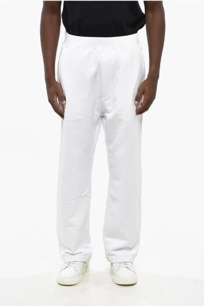 Dsquared2 Brushed Cotton Chill Out Sweatpants In White