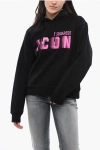 Dsquared2 Brushed Cottton Blurred Icon Hoodie