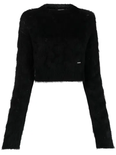 DSQUARED2 BRUSHED MOHAIR-BLEND JUMPER