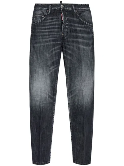 DSQUARED2 BRUSHED STEEL SKATER JEANS
