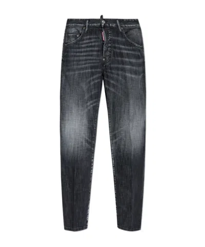 DSQUARED2 DSQUARED2 LOGO PATCH SKATER JEANS