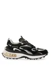 Dsquared2 Bubble Chunky Sole Mesh Panels Sneakers Pull Tab In Black