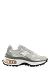 Dsquared2 Sneakers In Leather And Technical Fabric