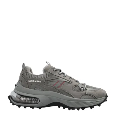 Dsquared2 Lace-up Bubble Sneakers  In Gray