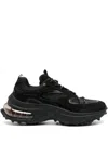 Dsquared2 Bubble Low-top Sneakers In M1167 Black Gunmetal