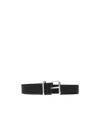 Dsquared2 Square-buckle Leather Belt In Black