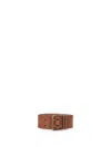 Dsquared2 Adjustable Smooth Finish Buckle Belts In Brown