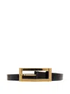 Dsquared2 Buckled Leather Belt In Black