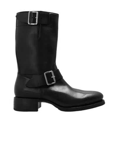 Dsquared2 Men's Designer Ankle Boots In Maroon