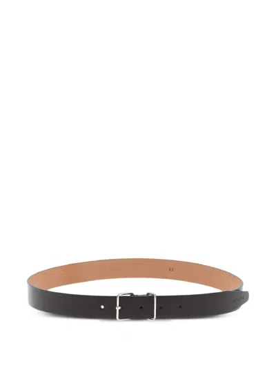 Dsquared2 Buckle-fastening Leather Belt In Black