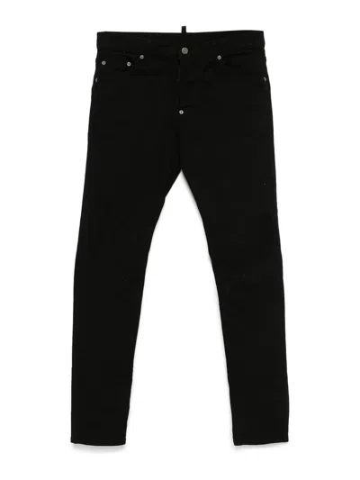 DSQUARED2 BULL COOL GUY SLIM FIT BLACK JEANS