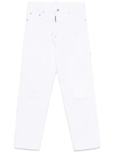 Dsquared2 Bull Denim Jeans In White