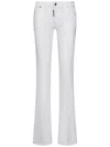 DSQUARED2 BULL DYED MEDIUM WAIST FLARE TWIGGY JEANS