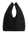 Dsquared2 Black Canvas Tote With Patches In Black