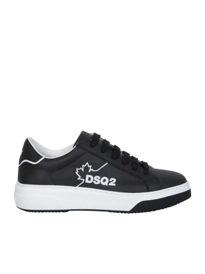 DSQUARED2 DSQUARED2 BUMPER BLACK/ WHITE SNEAKERS