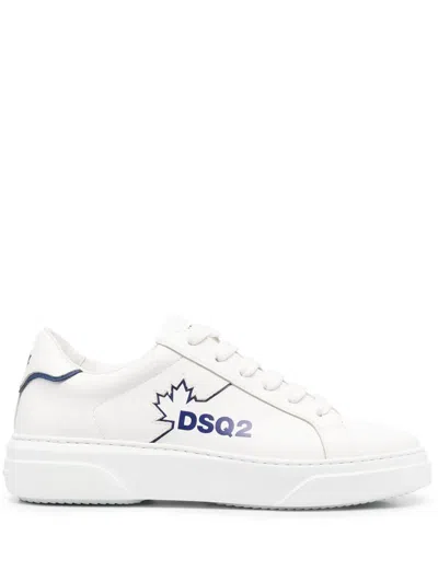DSQUARED2 BUMPER LOGO-PRINT SNEAKERS