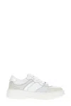 Dsquared2 Shielded Rubber Sole Sneakers With Perforated Toe