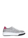Dsquared2 Bumper Sneakers In Silver