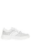 Dsquared2 Shielded Rubber Sole Sneakers With Perforated Toe In White