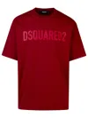 Dsquared2 Loose Fit T-shirt In Bordeaux