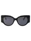 Dsquared2 D2 Cat-eye Acetate Sunglasses In 807/t4 Black