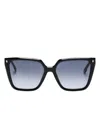 Dsquared2 Butterfly-frame Sunglasses In 黑色