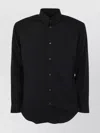 Dsquared2 Button-down Collar Shirt Long Sleeves In Black