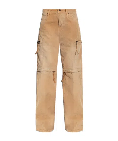 Dsquared2 Button-fastening Trousers In Neutral
