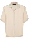 Dsquared2 Button-front Shirt In Neutrals