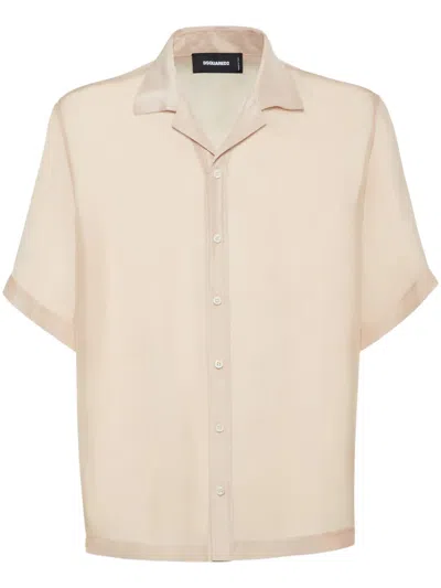 Dsquared2 Button-front Shirt In Neutrals