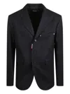 Dsquared2 Button Jacket In Black