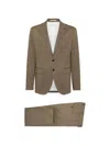 Dsquared2 Button Suit In Brown