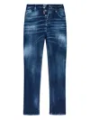 Dsquared2 Button Trousers In Blue