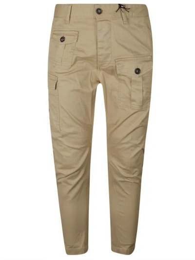 Dsquared2 Cargo Pants In Beige