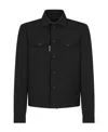 Dsquared2 Wool Jean Jacket S74am1614d35260 900 In Black