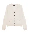 Dsquared2 Buttoned Cardigan In Neutral