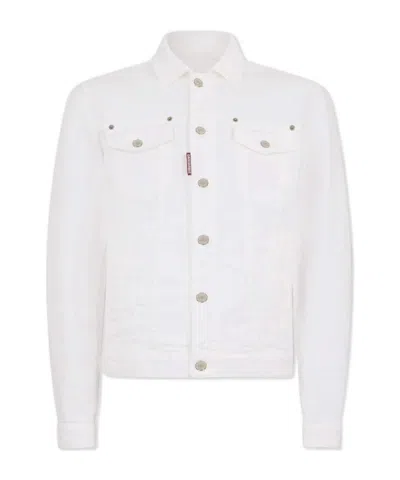 DSQUARED2 DSQUARED2 BUTTONED DENIM JACKET