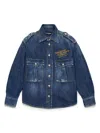 Dsquared2 Buttoned Denim Shirt In Blau