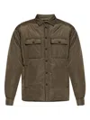Dsquared2 Buttoned Flap-pocket Jacket In Brown