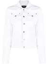 Dsquared2 Buttoned Long-sleeve Jacket In White