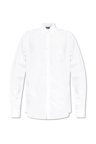 Dsquared2 Buttoned Long In White