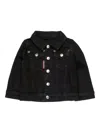 Dsquared2 Buttoned Print Jacket In Black